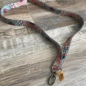 Natural Life Neoprene Lanyard Floral design